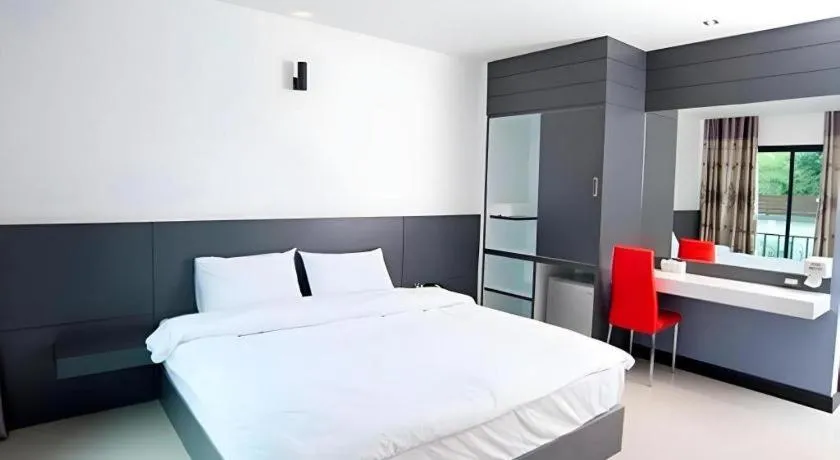 Bed in Siamgrand Hotel