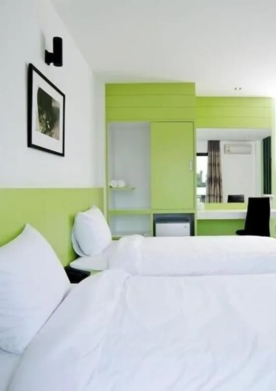 Bed in Siamgrand Hotel