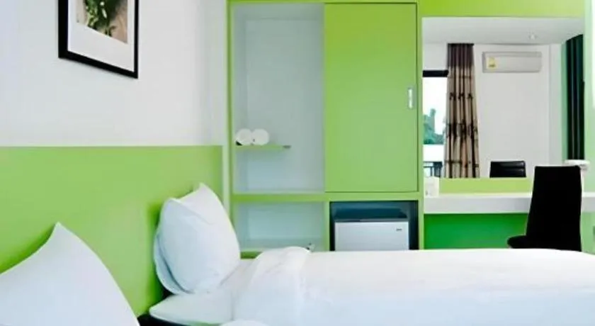 Bed in Siamgrand Hotel