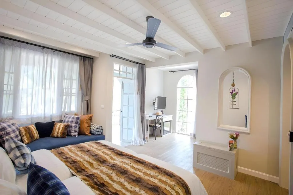 Bed in The Bluesky Resort @ Khao Kho