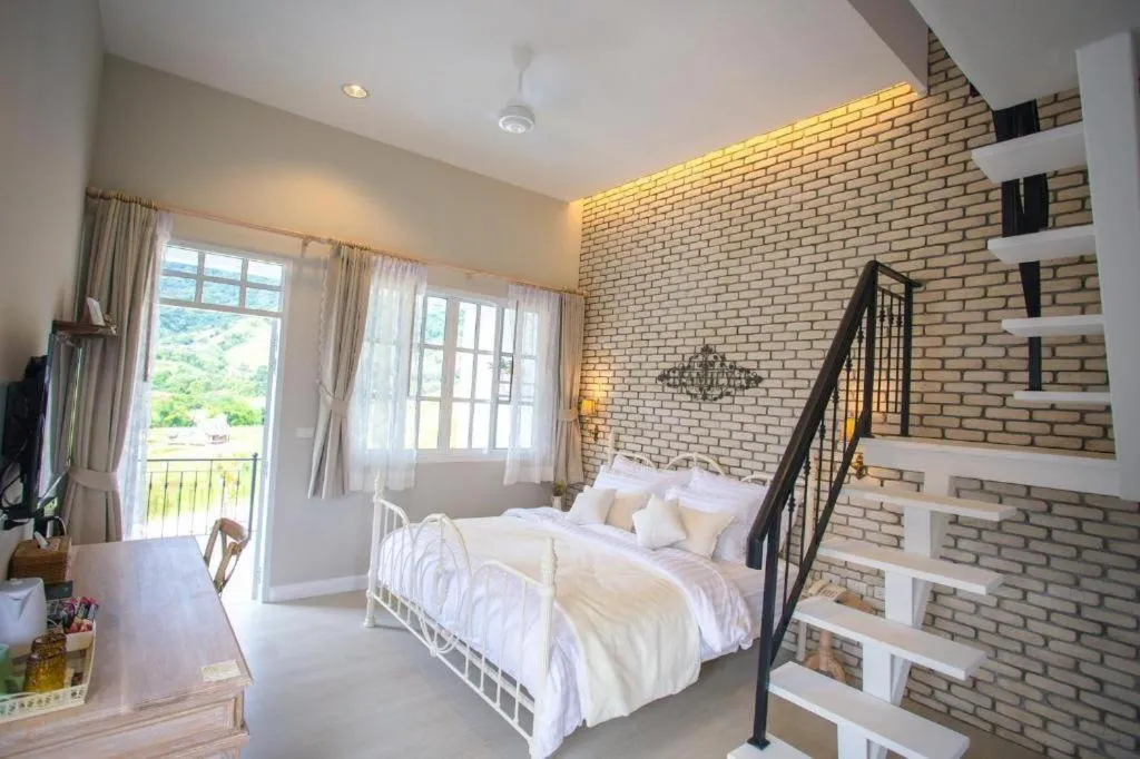 Bed in The Bluesky Resort @ Khao Kho