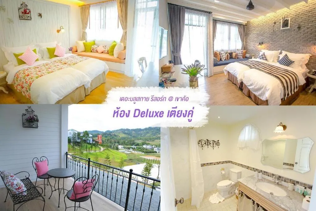 Bed in The Bluesky Resort @ Khao Kho