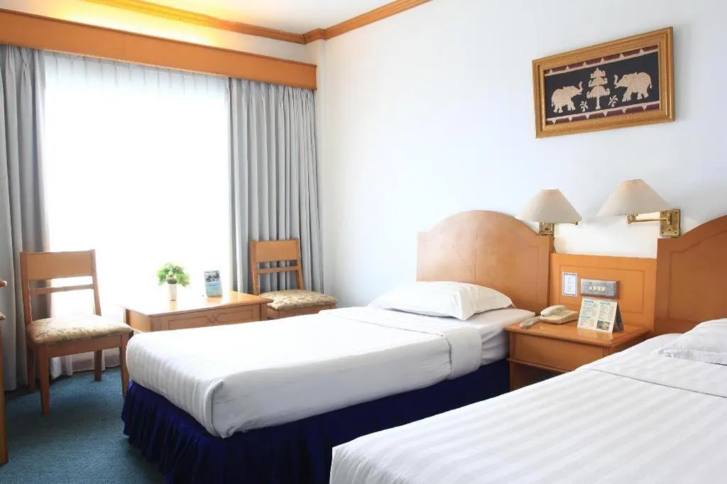 Bed in Hotel Marcopolo