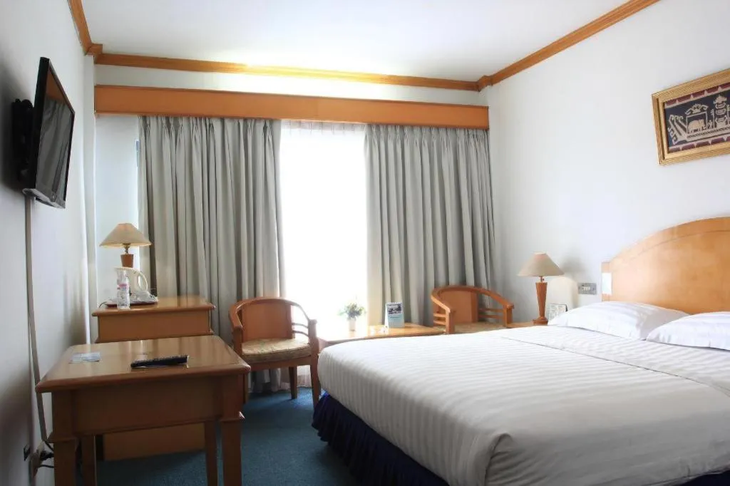 Bed in Hotel Marcopolo