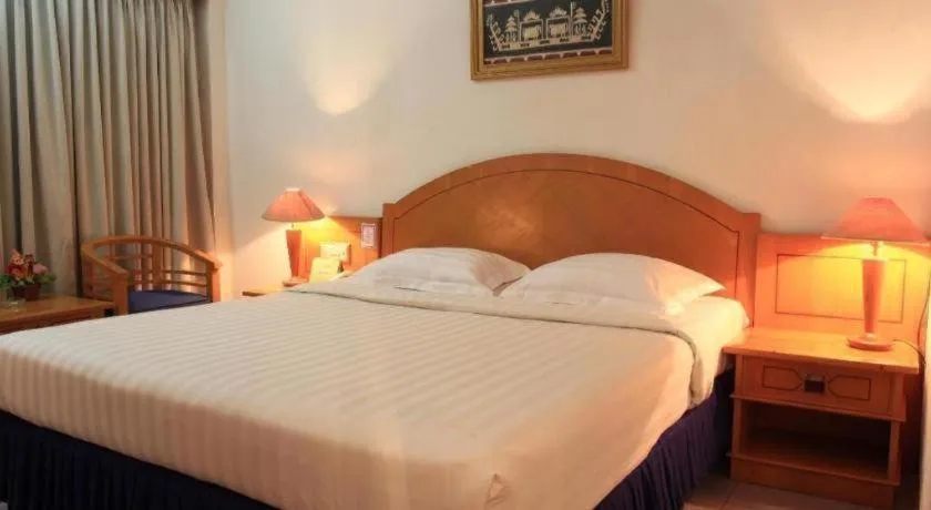 Bed in Hotel Marcopolo