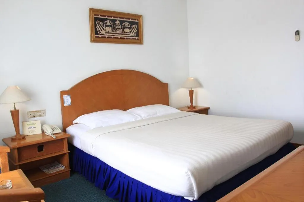 Bed in Hotel Marcopolo