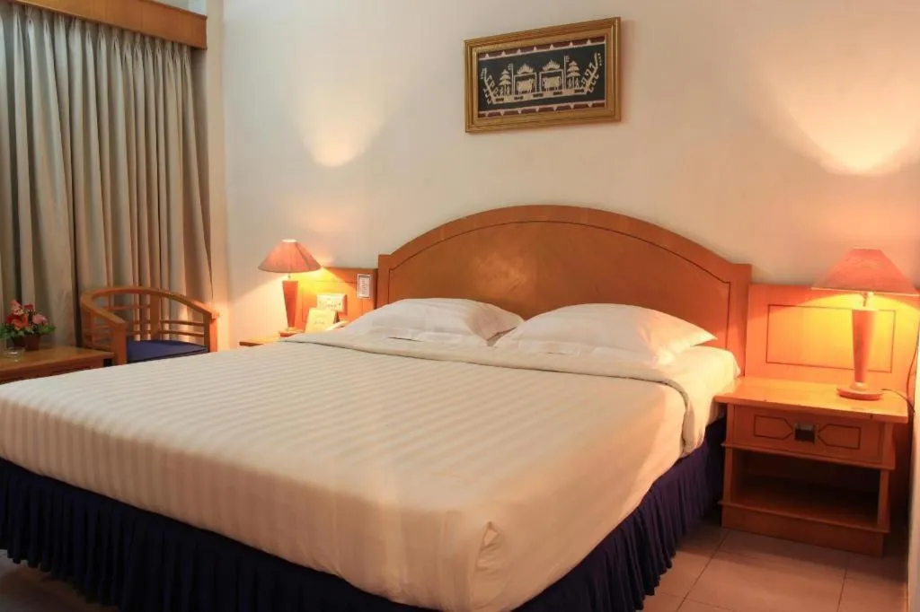 Bed in Hotel Marcopolo