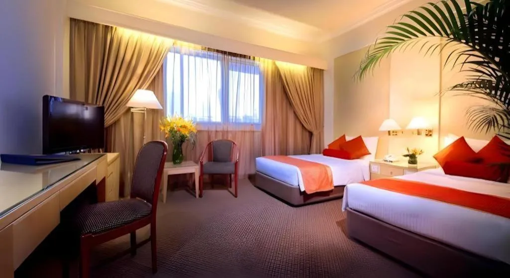Bed in Hotel Miramar Singapore