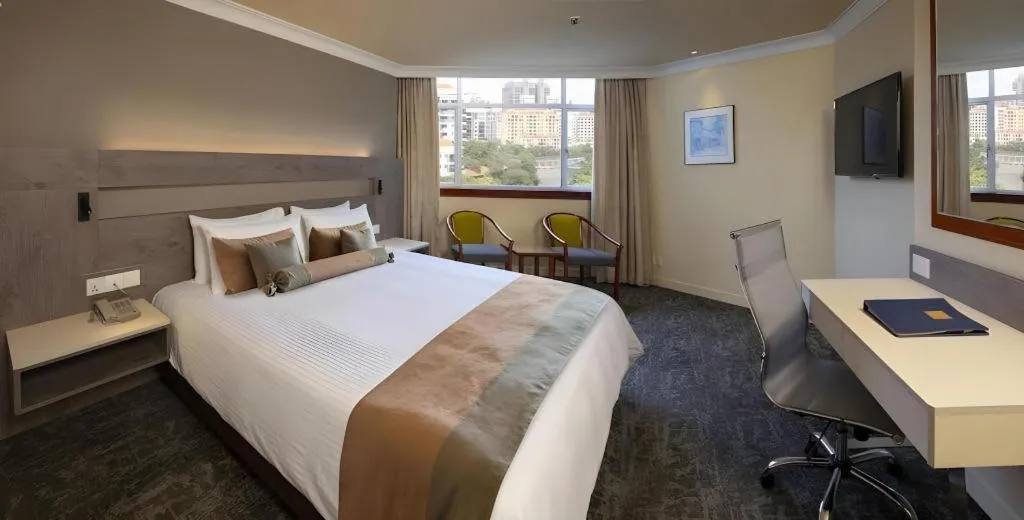 Bed in Hotel Miramar Singapore