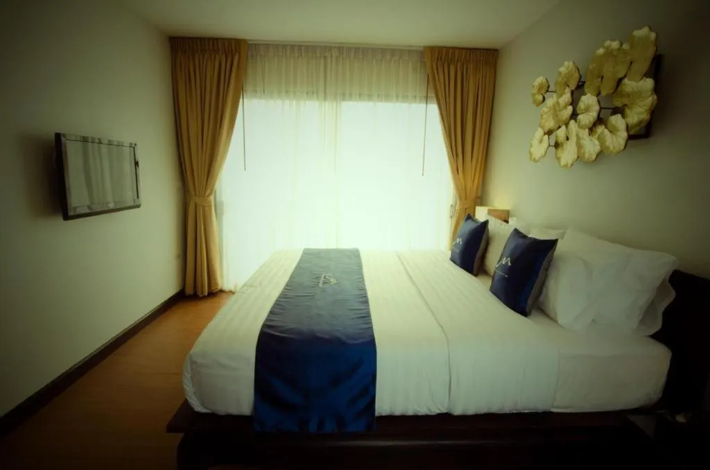 Bed in Maytara Hotel