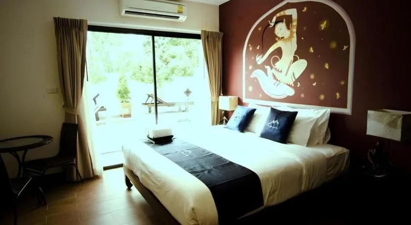 Bed in Maytara Hotel