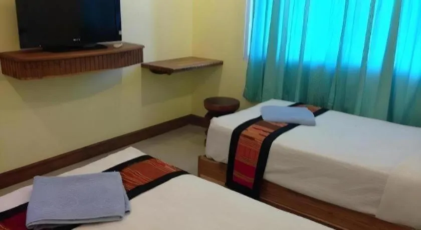 Bed in Lankham Hotel