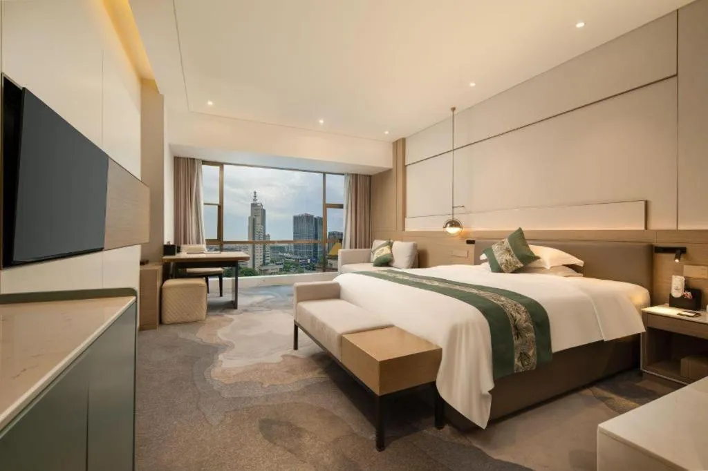 Bed in Zhangjiagang Guomao Hotel