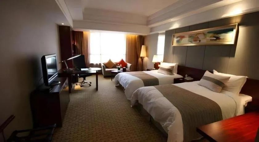 Bed in Zhangjiagang Guomao Hotel