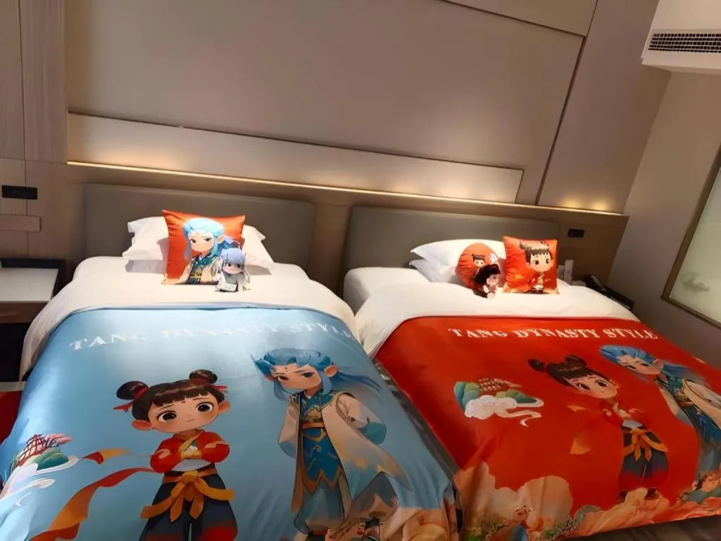 Bed in Zhangjiagang Guomao Hotel