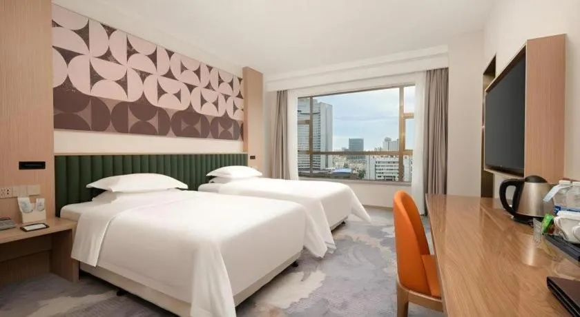 Bed in Zhangjiagang Guomao Hotel