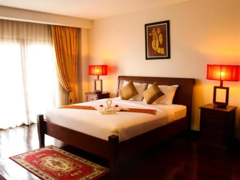 Bed in Daosavanh Resort & Spa Hotel