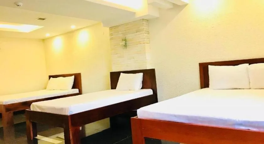 Bed in Whale Ocean View Hotel