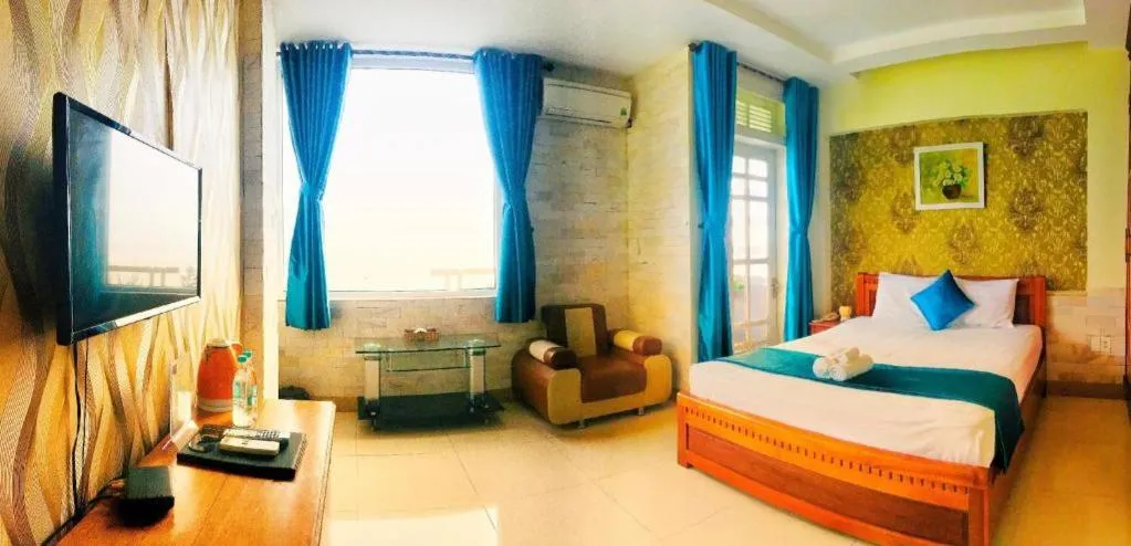 Bed in Whale Ocean View Hotel