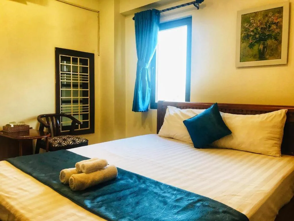 Bed in Whale Ocean View Hotel