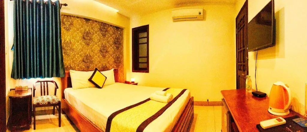 Bed in Whale Ocean View Hotel