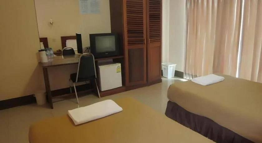 Bed in Chaleunehoung Hotel