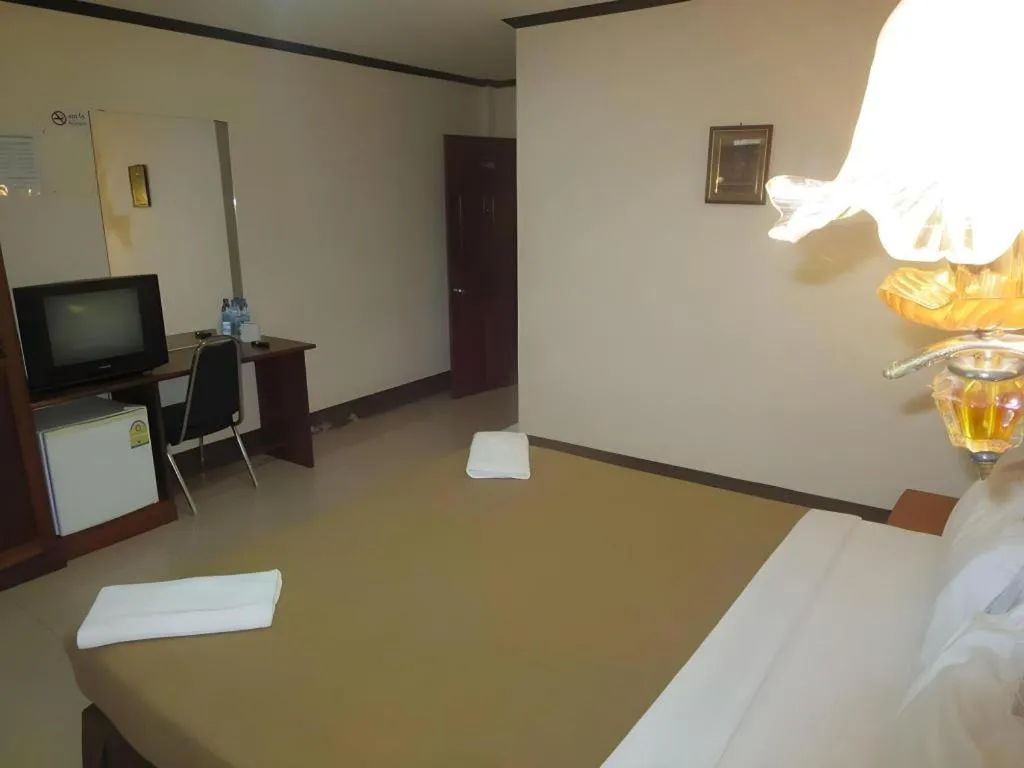 Bed in Chaleunehoung Hotel