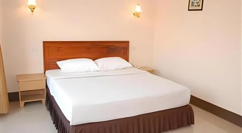 Bed in Chaleunehoung Hotel