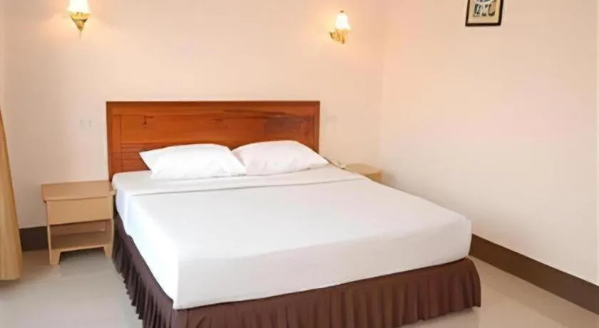 Bed in Chaleunehoung Hotel