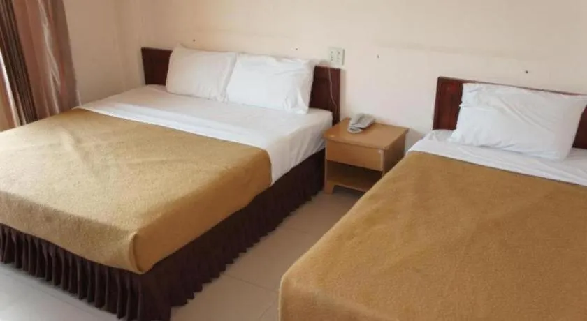 Bed in Chaleunehoung Hotel