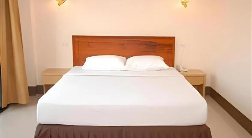 Bed in Chaleunehoung Hotel