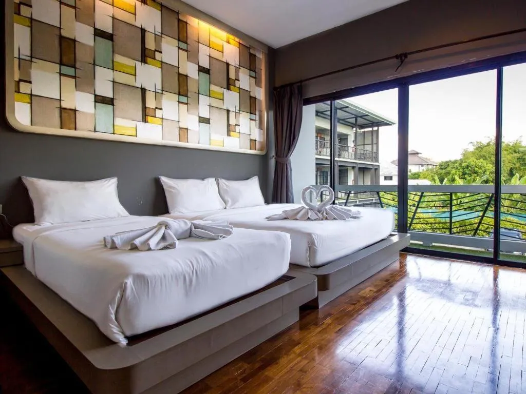 Bed in B2 Lanna Boutique & Budget Hotel