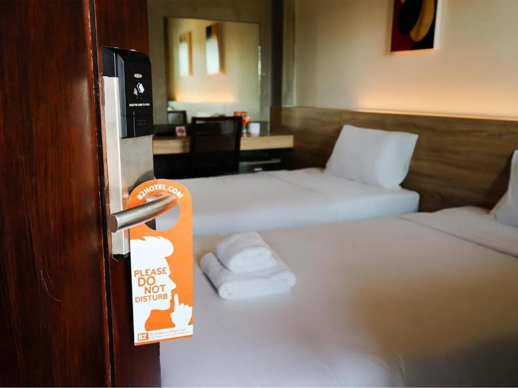 Bed in B2 Lanna Boutique & Budget Hotel