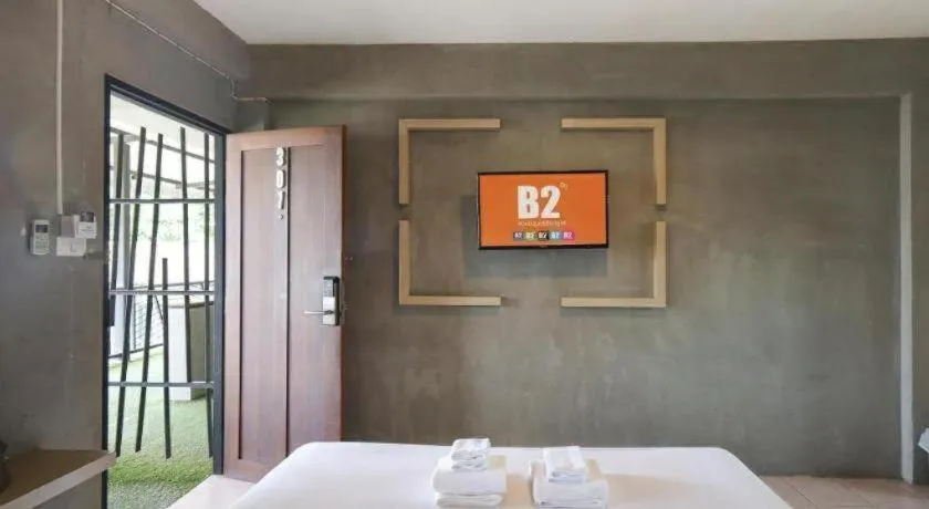 Bed in B2 Lanna Boutique & Budget Hotel