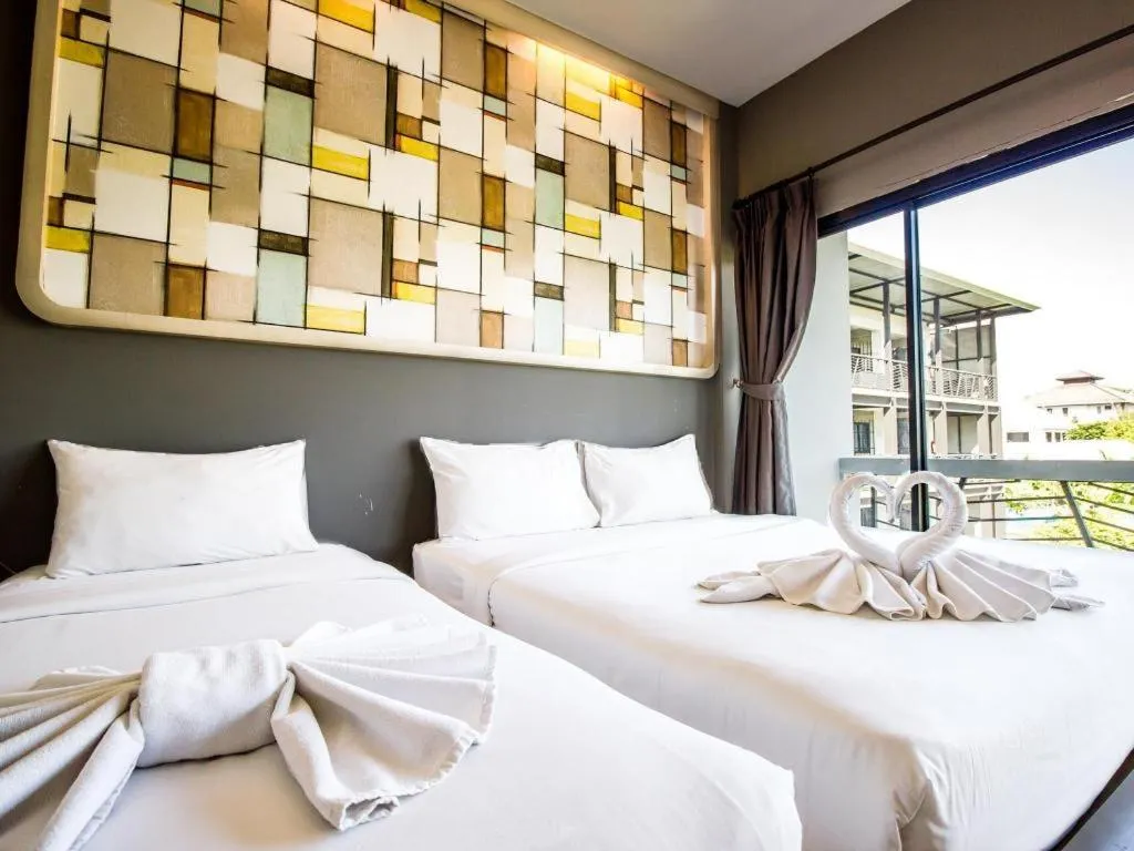 Bed in B2 Lanna Boutique & Budget Hotel