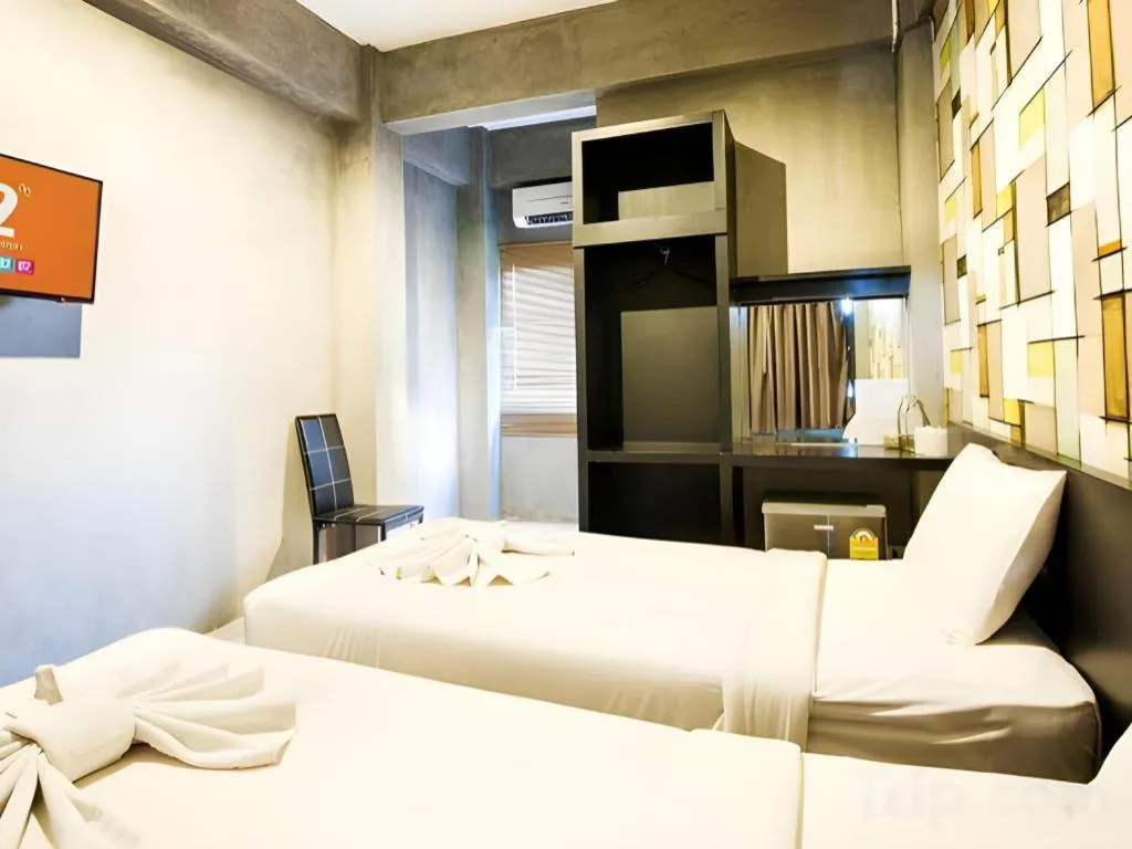 Bed in B2 Lanna Boutique & Budget Hotel