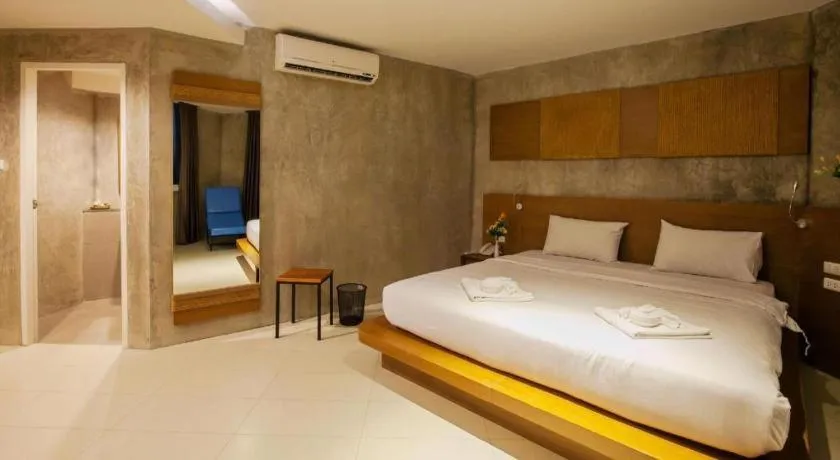 Bed in B2 Jomtien Pattaya Boutique & Budget Hotel