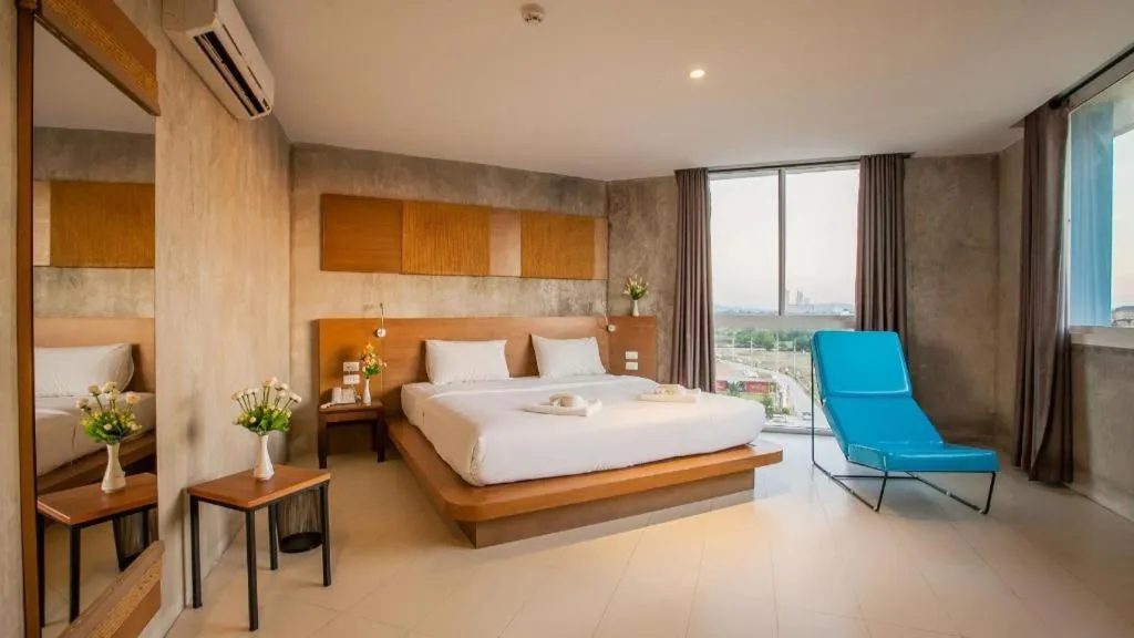 Bed in B2 Jomtien Pattaya Boutique & Budget Hotel