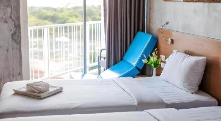 Bed in B2 Jomtien Pattaya Boutique & Budget Hotel