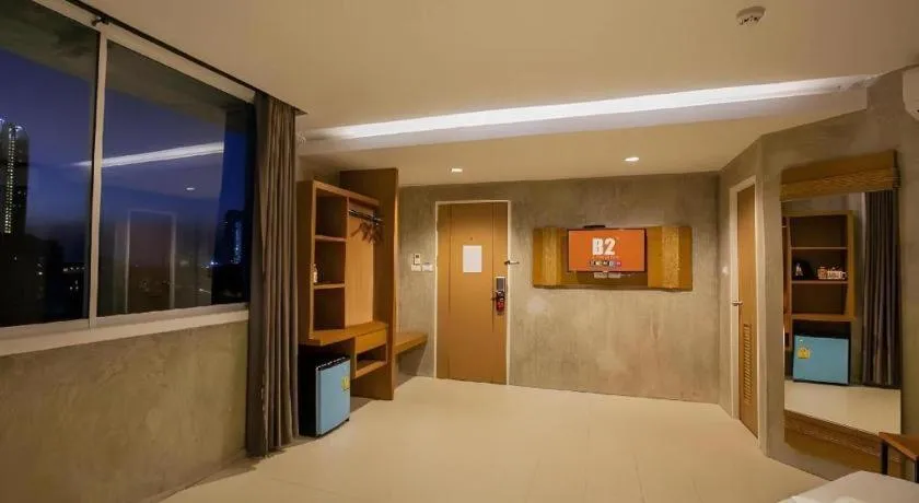 Bed in B2 Jomtien Pattaya Boutique & Budget Hotel