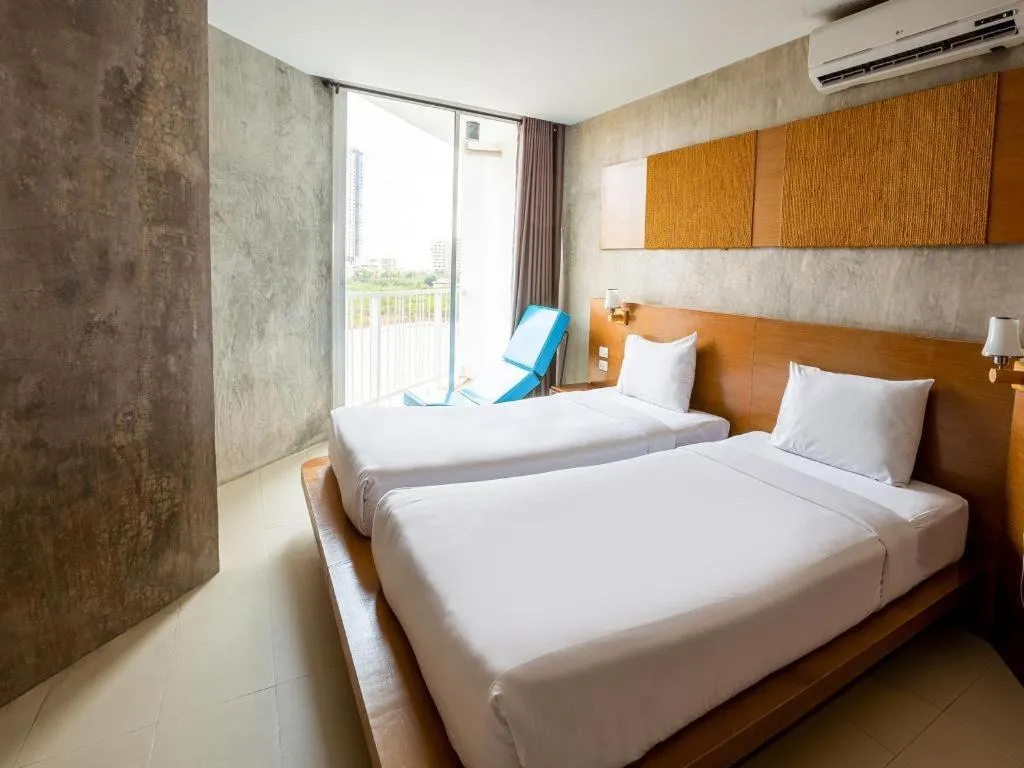 Bed in B2 Jomtien Pattaya Boutique & Budget Hotel