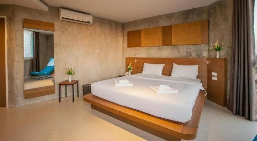 Bed in B2 Jomtien Pattaya Boutique & Budget Hotel