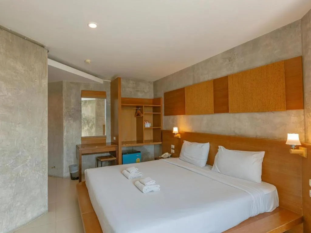 Bed in B2 Jomtien Pattaya Boutique & Budget Hotel