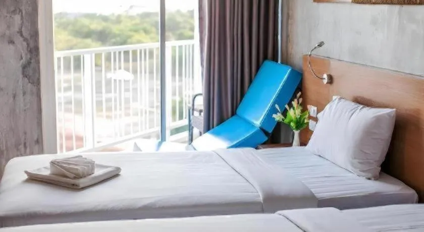 Bed in B2 Jomtien Pattaya Boutique & Budget Hotel