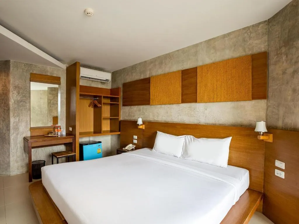 Bed in B2 Jomtien Pattaya Boutique & Budget Hotel