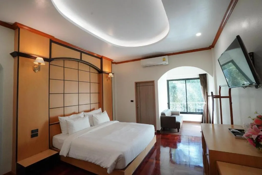 Bed in Siam River Resort