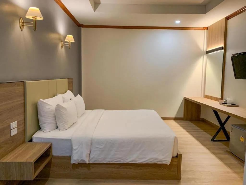 Bed in Siam River Resort