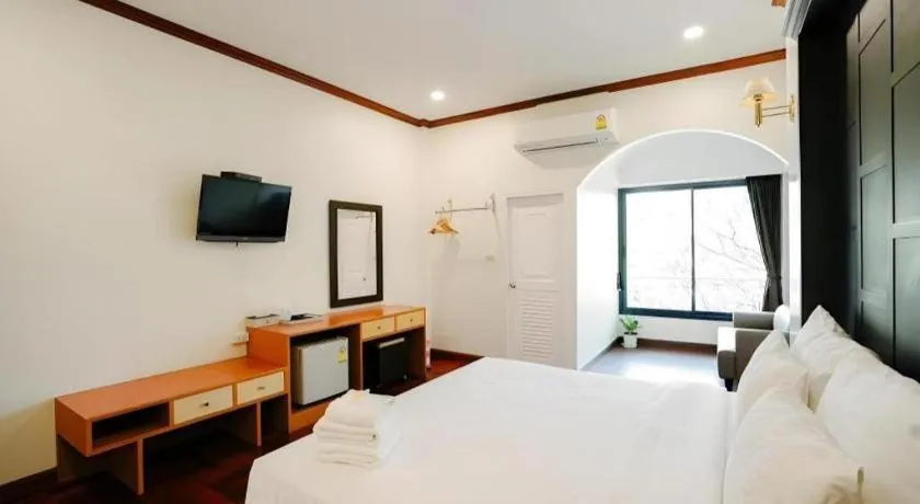 Bed in Siam River Resort