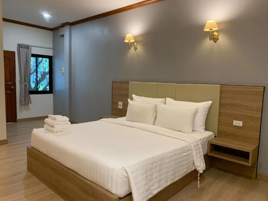 Bed in Siam River Resort