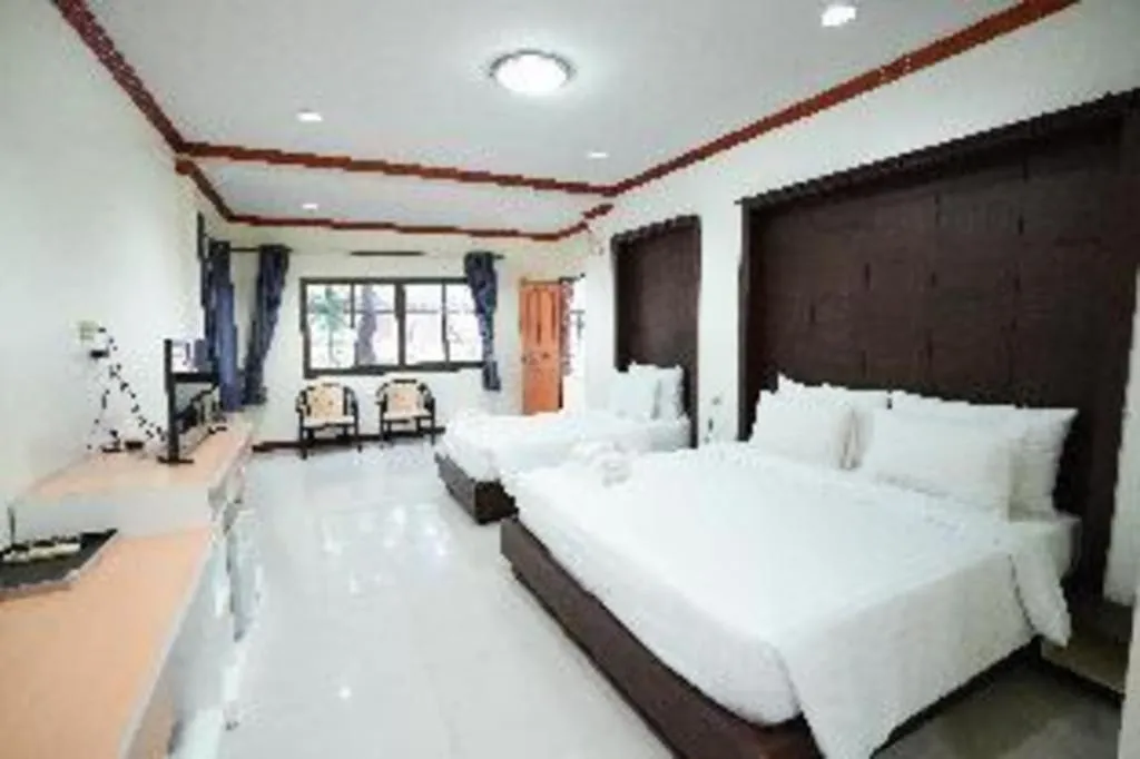 Bed in Siam River Resort